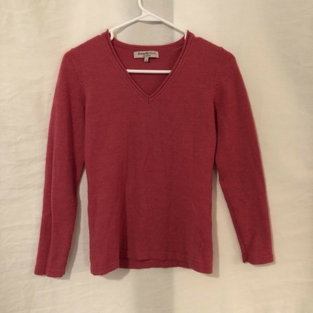 Brunella Gori Small Sweater Pink Wool